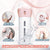 FREE SHIPPING ** 4-In-1 Organized Leak Proof Travel Size - Toiletries Refillable Travel Liquid/Lotion/Cream Container Kit