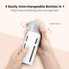 FREE SHIPPING ** 4-In-1 Organized Leak Proof Travel Size - Toiletries Refillable Travel Liquid/Lotion/Cream Container Kit
