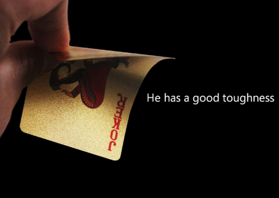 24K GOLD PLASTIC FOIL POKER CARDS 24K
