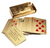 24K GOLD PLASTIC FOIL POKER CARDS 24K