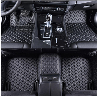 Customized Luxury Car Floor Mat in Leather