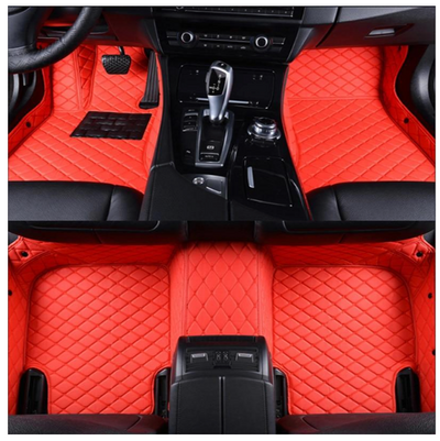 Customized Luxury Car Floor Mat in Leather