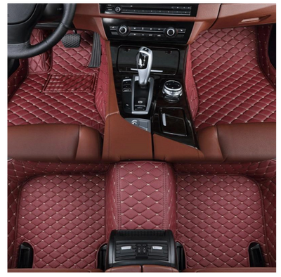 Customized Luxury Car Floor Mat in Leather