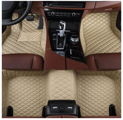 Customized Luxury Car Floor Mat in Leather