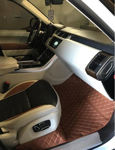 Customized Luxury Car Floor Mat in Leather