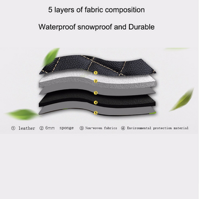 Customized Luxury Car Floor Mat in Leather