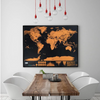 PURSUITS GLOBAL SCRATCH OFF MAP ( DELUXE VERSION ) WITH WALL STICKERS
