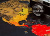 PURSUITS GLOBAL SCRATCH OFF MAP ( DELUXE VERSION ) WITH WALL STICKERS