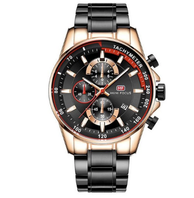 CHRONOGRAPH WATCH - Luxury Waterproof Style Men's Wristwatch