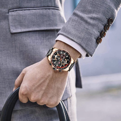 CHRONOGRAPH WATCH - Luxury Waterproof Style Men's Wristwatch