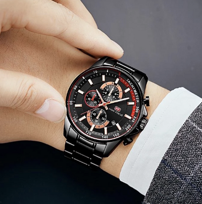 CHRONOGRAPH WATCH - Luxury Waterproof Style Men's Wristwatch