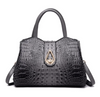 Vintage Fashion Crocodile Genuine Leather Luxury Handbags