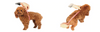 Luxury Faux Fur Collar Dog Coat - Small Dog Warm Jacket