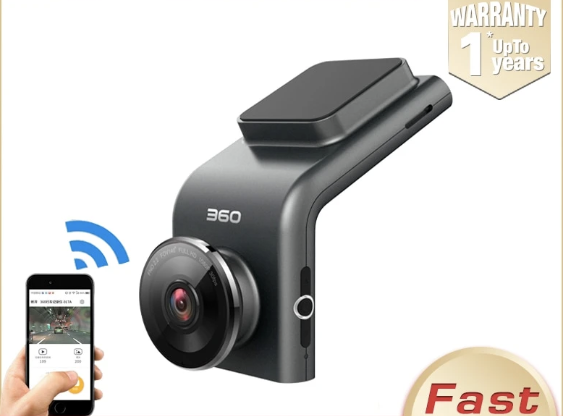 360 Car DVR Camera Voice Control 1080P HD - Night Vision Wide Angle Auto Video Recorder