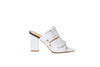 METIS WHITE & GOLD MULES