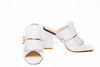 METIS WHITE & GOLD MULES