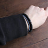 Tibetan Buddhist Hand Braided Cotton Thread Lucky Knots Bracelet Natural Coconut Shell Beads