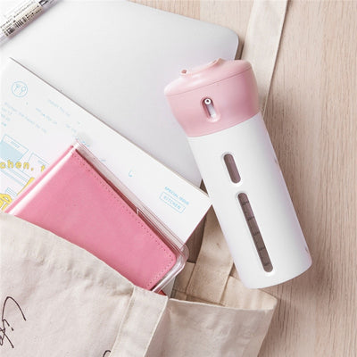 FREE SHIPPING ** 4-In-1 Organized Leak Proof Travel Size - Toiletries Refillable Travel Liquid/Lotion/Cream Container Kit