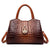 Vintage Fashion Crocodile Genuine Leather Luxury Handbags
