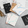 High Quality Waterproof Colorful Marble Style Passport Cover
