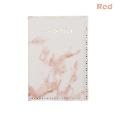 High Quality Waterproof Colorful Marble Style Passport Cover