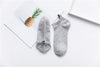 Women Socks Happy Fashion Ankle Funny Socks Women Cotton Embroidered Expression Candy Color 1 Pair