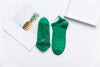 Women Socks Happy Fashion Ankle Funny Socks Women Cotton Embroidered Expression Candy Color 1 Pair