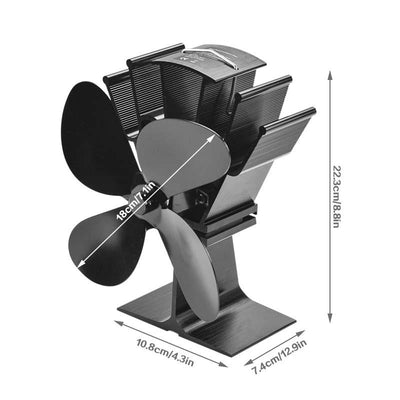 Wood Stove Fan: Thousands of Hours of Home Comfort With No Hassle, No Noise, and No Mess