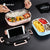 Japanese Kids Lunch Box 304 Stainless Steel Bento Lunch Box With Compartment Smartphone Holder