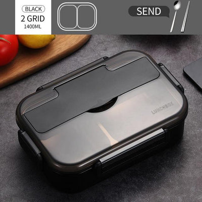 Japanese Kids Lunch Box 304 Stainless Steel Bento Lunch Box With Compartment Smartphone Holder