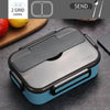 Japanese Kids Lunch Box 304 Stainless Steel Bento Lunch Box With Compartment Smartphone Holder