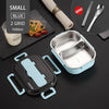 Japanese Kids Lunch Box 304 Stainless Steel Bento Lunch Box With Compartment Smartphone Holder