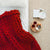 Handmade Wool Chunky Knitted Throw Blanket