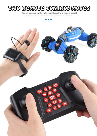 Remote Control Stunt Car Gesture - Light Music Drift Dancing Toy Gift for Kids