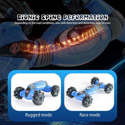 Remote Control Stunt Car Gesture - Light Music Drift Dancing Toy Gift for Kids