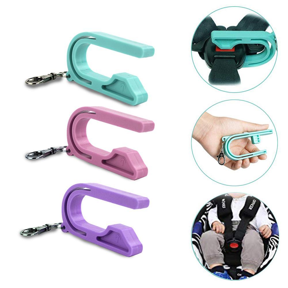 Professional Unlock Child Safety Belt Keychain Tool Car Seat Key