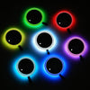 2 LED Car Logo Cup Holder