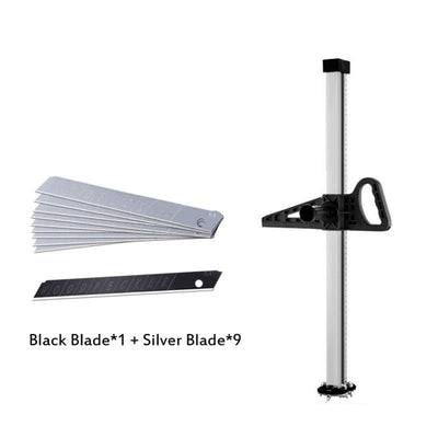 Manual Gypsum Board Cutter Artifact Tool with 10Pcs Blades Double Blade Board Cutter Adjustable Board Cutting Tools