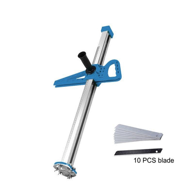 Manual Gypsum Board Cutter Artifact Tool with 10Pcs Blades Double Blade Board Cutter Adjustable Board Cutting Tools