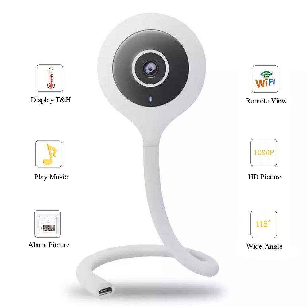 Intelligent Temperature & Humidity 1080P Sensor Baby Wireless Monitor