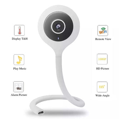 Intelligent Temperature & Humidity 1080P Sensor Baby Wireless Monitor