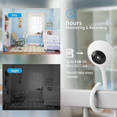 Intelligent Temperature & Humidity 1080P Sensor Baby Wireless Monitor