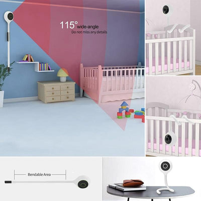 Intelligent Temperature & Humidity 1080P Sensor Baby Wireless Monitor