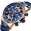 CHRONOGRAPH WATCH - Luxury Waterproof Style Men's Wristwatch