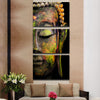 LIMITED EDITION HD Printed 3 Piece Buddha Abstract Canvas