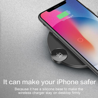 LED Display Wireless Fast Charger