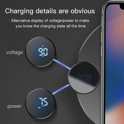 LED Display Wireless Fast Charger