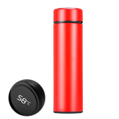 Stainless Steel Water Bottle Thermos  Flask Kettle LCD Touch Screen Display Temperature 500ML Bottle