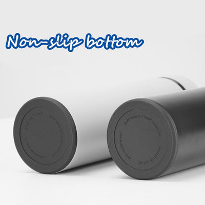 Stainless Steel Water Bottle Thermos  Flask Kettle LCD Touch Screen Display Temperature 500ML Bottle