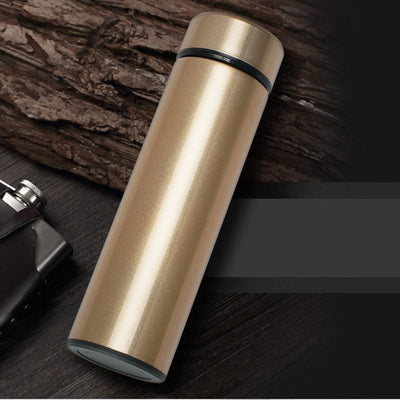 Stainless Steel Water Bottle Thermos  Flask Kettle LCD Touch Screen Display Temperature 500ML Bottle